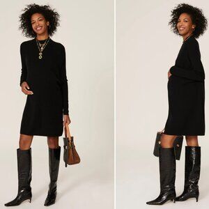Designer Maternity Sweater Dress